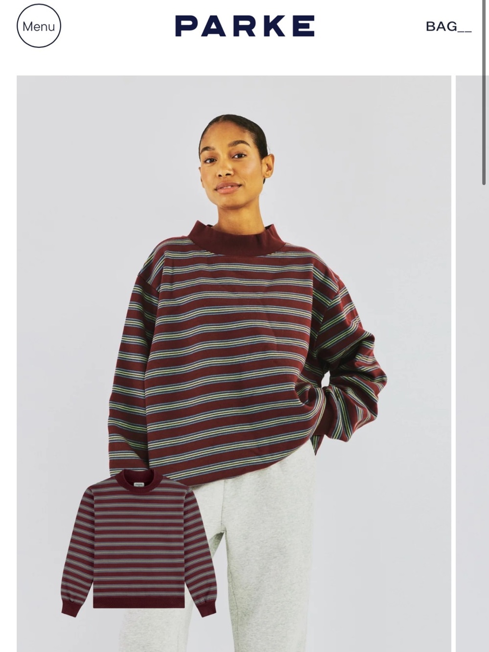 Parke fall striped set